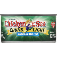 Chicken of the Sea Tuna, Chunk Light, in Water, 12 Ounce