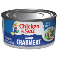 Chicken of the Sea Crabmeat, Lump, 6 Ounce