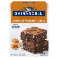 GHIRARDELLI Brownie Mix, Premium, Caramel Walnut Turtle, 18.5 Ounce