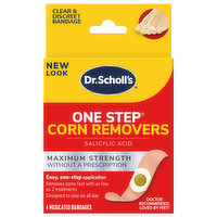 Dr. Scholl's One Step Corn Removers, Maximum Strength, 6 Each
