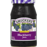 Smucker's Jam, Blackberry, Seedless, 18 Ounce
