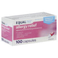 Equaline Allergy Relief, 25 mg, Capsules