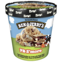 Ben & Jerry's Ice Cream, PB S'more, 1 Pint