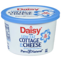 Daisy Pure & Natural Cottage Cheese, Low Fat, Small Curd, 2% Milkfat, 16 Ounce