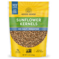 Good Sense Sunflower Nuts, No Salt & Roasted, 16 Ounce