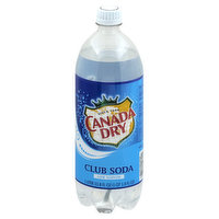 Canada Dry Club Soda, Low Sodium, 33.8 Ounce