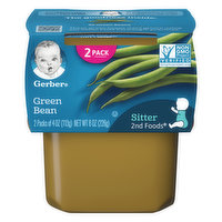 Gerber Green Bean, Sitter, 2nd Foods, 2 Pack, 2 Each