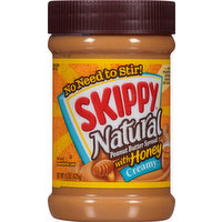 Skippy Peanut Butter Spread with Honey, Natural, Creamy, 15 Ounce