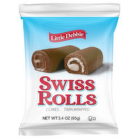 Little Debbie Swiss Rolls, Twin Wrapped, 2 Each