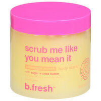 b.fresh Body Scrub, with Sugar + Shea Butter, Pineapple Punch, Scrub Me Like You Mean It, 16 Ounce