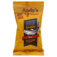 Andys Seasoning Fish Breading, Red, 10 Ounce