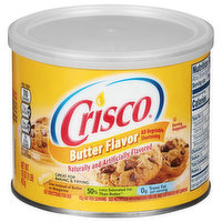 Crisco Shortening, Butter Flavor, All-Vegetable, 16 Ounce