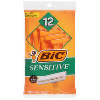 BiC Sensitive Razors, 1 Blade, 12 Each