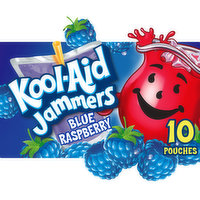 Kool-Aid Jammers Blue Raspberry Artificially Flavored Soft Drink, 10 Each