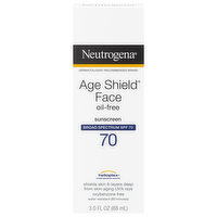 Neutrogena Age Shield Face Sunscreen, Broad Spectrum SPF 70, 3 Fluid ounce