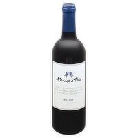 Menage a trois Merlot, California, 2015, 750 Millilitre