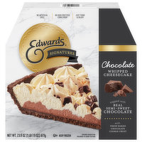 Edwards Signatures Cheesecake, Whipped, Chocolate, 23.9 Ounce