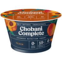 Chobani Complete Yogurt, Greek, Low-Fat, Peach, 5.3 Ounce