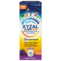 Xyzal Allergy, Children's, 24HR, Liquid, Grape Flavor, 10 Fluid ounce