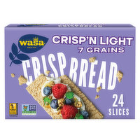 Wasa Crisp'N Light 7 Grains Swedish Style Crispbread Crackers, 4.9 Ounce