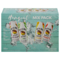 Malibu Malt Beverage, Sparkling, Hangout Mix Pack, 8 Each