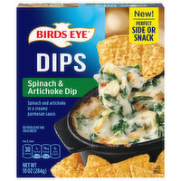 Birds Eye Dips, Spinach & Artichoke Dip, 10 Ounce