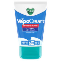 Vicks Vicks VapoCream, Non-Greasy Moisturizing Cream, Non-Medicated, 3.0 Oz, 3 Ounce