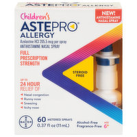 Astepro Nasal Spray, Antihistamine, Steroid Free, Children's, 0.37 Each