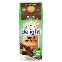 International Delight Iced Coffee, Mocha, Light, 64 Fluid ounce