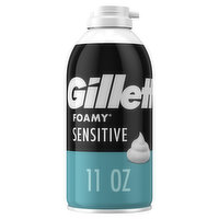 Gillette Gillette Foamy Sensitive Shave Foam For Men, Sensitive Skin, 11oz, 11 Ounce