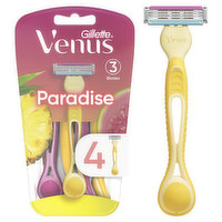 Venus Venus Simply 3 Paradise Women's Disposable Razor, 4 Count, 4 Each