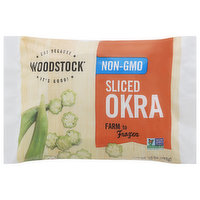 Woodstock Okra, Sliced, 10 Ounce
