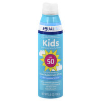 Equaline Kids Sunscreen, Continuous Spray, Broad Spectrum SPF 50, 5.5 Ounce