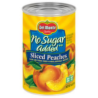 Del Monte Sliced Peaches, No Sugar Added, 14.5 Ounce