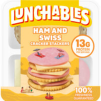 Lunchables Ham & Swiss Cheese with Crackers Snack Kit, 3.2 Ounce