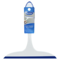 Cleaning Solutions Shower Squeegee & Grout Brush, 1 Each