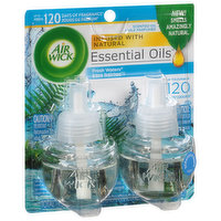 Air Wick Essential Oils Scented Oil Refills, Fresh Waters, 2 Each