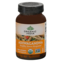 Organic India Ashwagandha, Vegetarian Caps, 90 Each