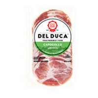 Del Duca Capocollo Sliced, 3 Ounce