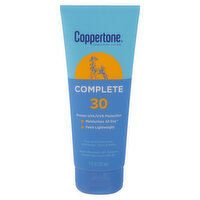 Coppertone Complete Sunscreen Lotion, Broad Spectrum SPF 30, 7 Fluid ounce