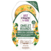 Just Crack an Egg Omelet Rounds, Broccoli Cheddar, 4.6 Ounce