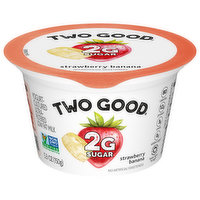 Too Good & Co. Yogurt, Strawberry Banana, Ultra-Filtered, Low Fat, 5.3 Ounce