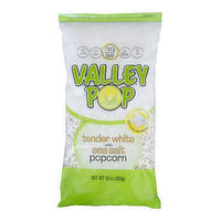 Valley Pop Tender White with Sea Salt Popcorn, 16 Ounce