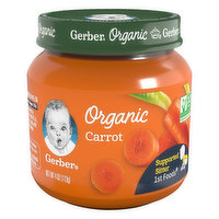 Gerber Carrot, Organic, 4 Ounce