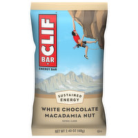 Clif Bar Energy Bar, White Chocolate Macadamia Nut, 2.4 Ounce