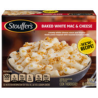 Stouffer's Mac & Cheese, Baked, White, 10 Ounce