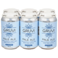 Gruvi Beer, Pale Ale, Non Alcoholic, 6 Each