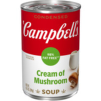Campbell's® 98% Fat Free Cream of Mushroom Soup, 10.5 Ounce