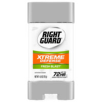 Right Guard Xtreme Defense Antiperspirant/Deodorant, Fresh Blast, 4 Ounce