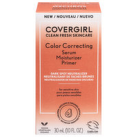 CoverGirl Serum + Moisturizer + Primer, Color Correcting, Dark Spot Neutralizer, 1 Fluid ounce